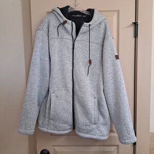 Rugged Elements Thick and soft mens zip-up jacket with fleece lining  size XXL g